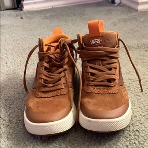 Brown sneakers